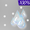100% chance of rain & sleet on Today
