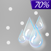 70% chance of rain & sleet on Sunday