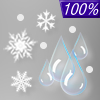 100% chance of rain, snow, & sleet on Wednesday
