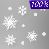 100% chance of snow & sleet on Wednesday