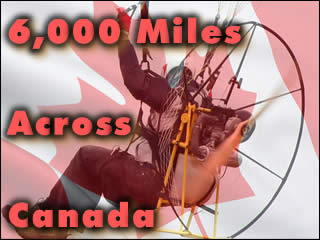 Canadian powered paraglider flies across Canada