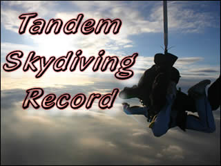Tandem Skydiving Record