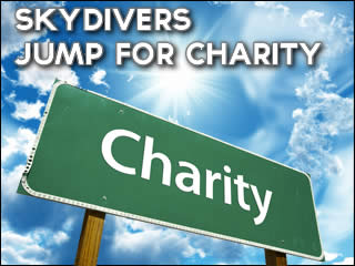 Skydivers Jump for Charity