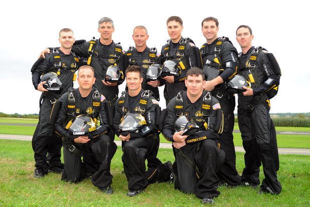 Team members of the Golden Knights, 2011