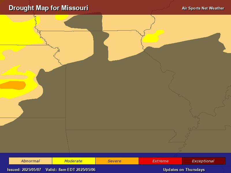 Missouri Drought Map