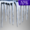 10% chance of freezing rain on Sunday