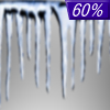 60% chance of freezing rain on Thursday