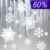 60% chance of freezing rain, snow, & sleet Monday Night