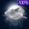 100% chance of rain Tuesday Night