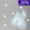 20% chance of rain & sleet on Tonight