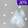 30% chance of rain & sleet Monday Night
