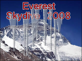 Skydiving Mt Everest