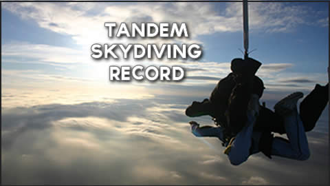 Tandem Skydiving Record