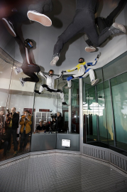 Online Global Competition for Indoor Skydiving