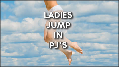 Ladies Skydive in Underwear