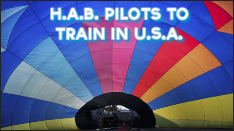 Hot Air Balloon Pilots to Train in the USA