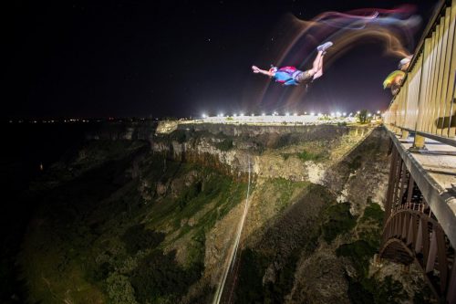 Miles Daisher had 20 BASE jumps at night. 