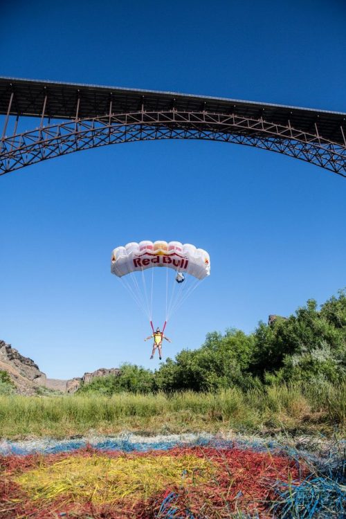 Miles Daisher BASE jumps for 24 hours in Twin Falls, ID - USA